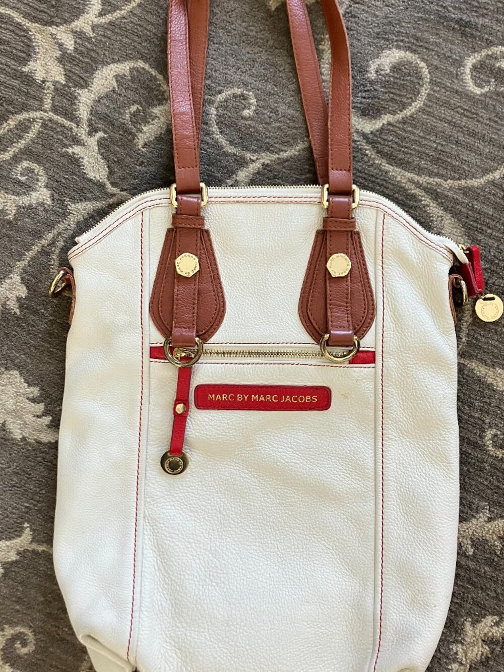 Authentic Vintage Marc by Marc Jacobs Mid-2000s Large Leather Tote Bag